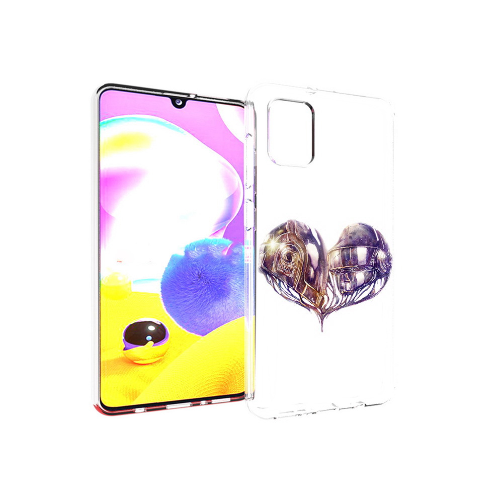 

Чехол MyPads Tocco для Samsung Galaxy A31 сердце абстракция (PT146911.482.596), Прозрачный, Tocco