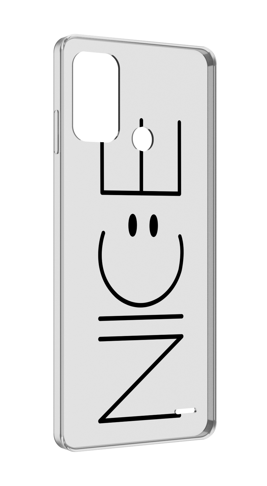 

Чехол MyPads найс-надпись для ZTE Blade A52, Прозрачный, Tocco
