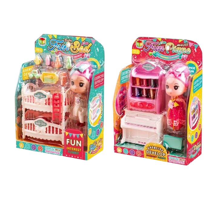 

Игровой набор 5655 кукла с аксесс. в кор.