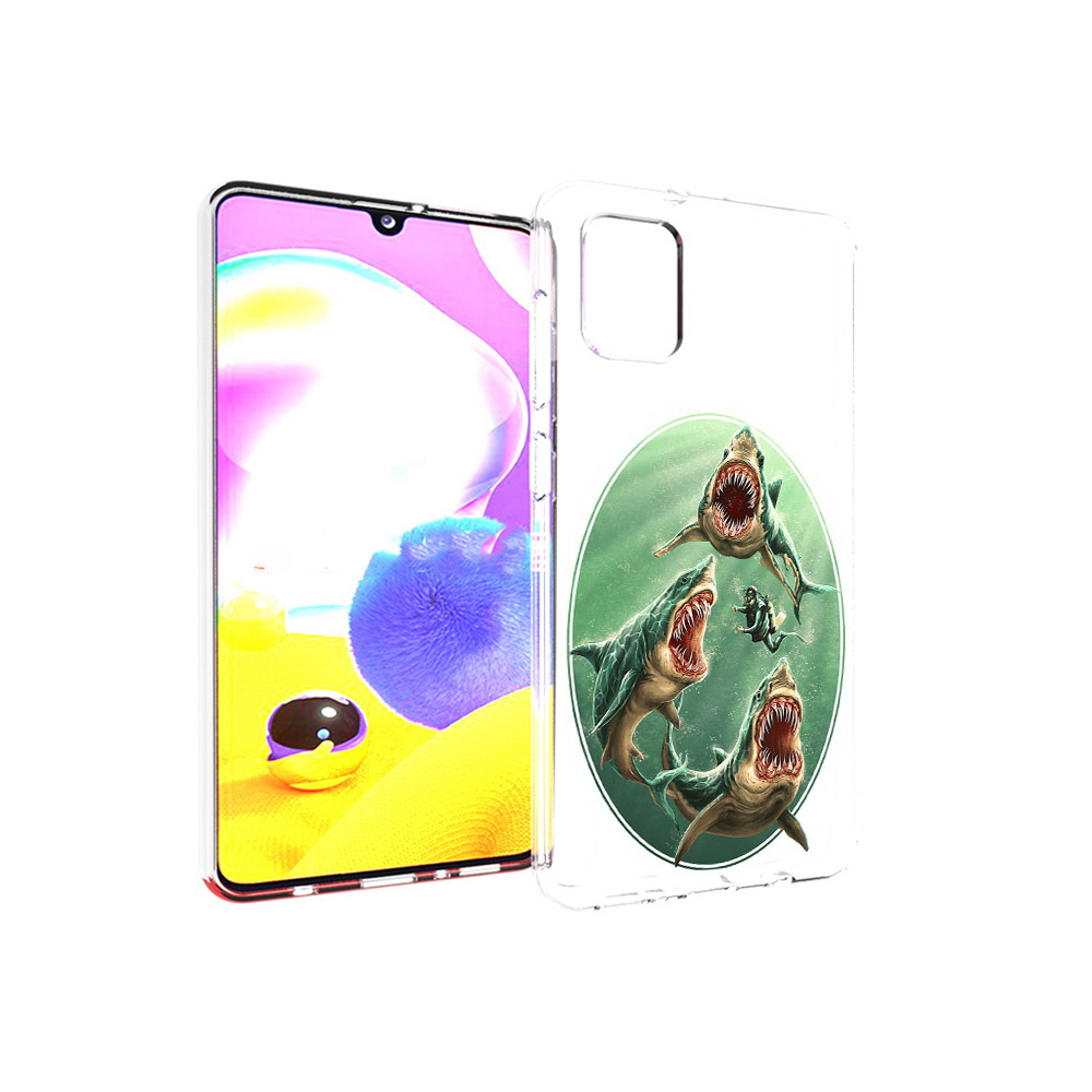 

Чехол MyPads Tocco для Samsung Galaxy A31 синяя бездна (PT146911.482.600), Прозрачный, Tocco