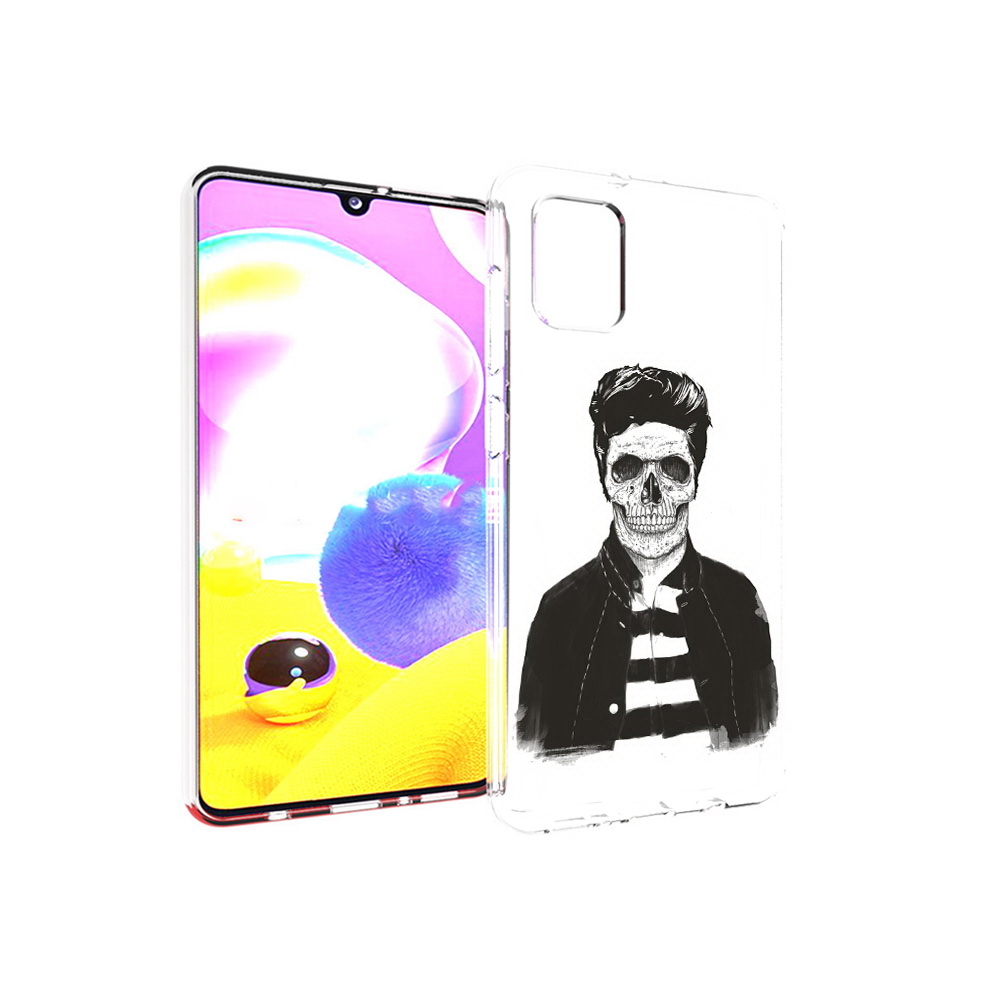 

Чехол MyPads Tocco для Samsung Galaxy A31 скелет (PT146911.482.604), Прозрачный, Tocco