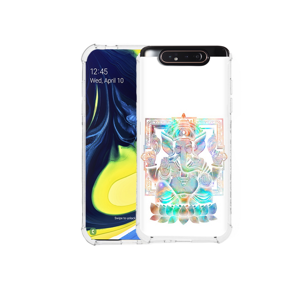 

Чехол MyPads Tocco для Samsung Galaxy A80 умный слон (PT128473.599.654), Прозрачный, Tocco