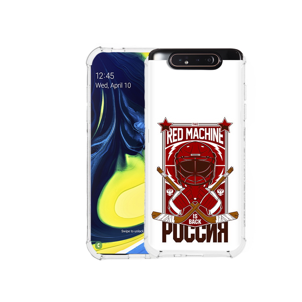 

Чехол MyPads Tocco для Samsung Galaxy A80 хоккей россия (PT128473.599.666), Прозрачный, Tocco