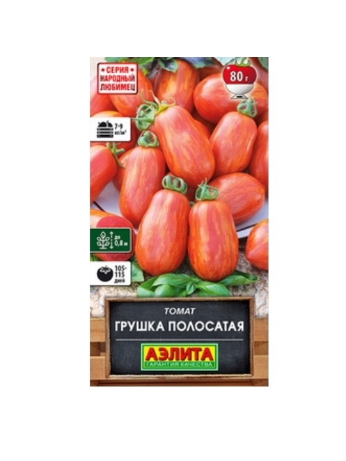 

Семена томат Аэлита Грушка полосатая 1 уп.