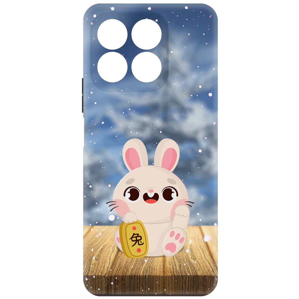 

Чехол-накладка Krutoff Soft Case Год кролика для Honor X8b черный