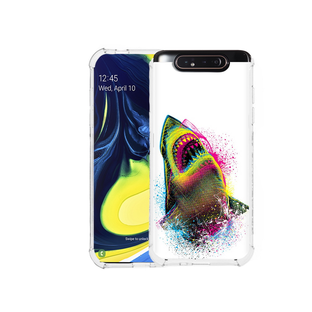 

Чехол MyPads Tocco для Samsung Galaxy A80 челюсти-2 (PT128473.599.674), Прозрачный, Tocco