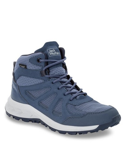 

Ботинки женские Jack Wolfskin Woodland 2 Texapore Mid W 4051331 серые 39.5 EU, Серый, Woodland 2 Texapore Mid W 4051331