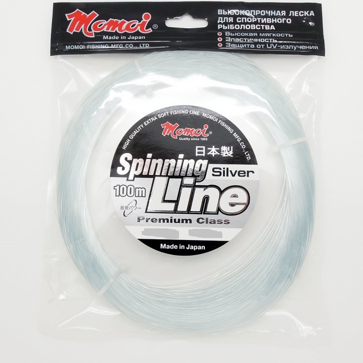 Леска SpinningLine Silver 0,90мм тест 60 кг длина 100 м евромоток