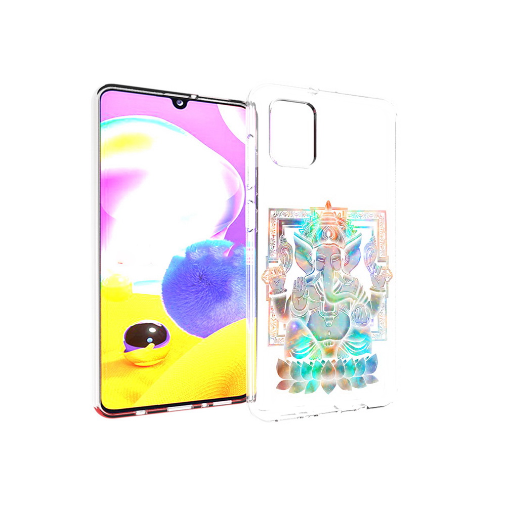 

Чехол MyPads Tocco для Samsung Galaxy A31 умный слон (PT146911.482.654), Прозрачный, Tocco