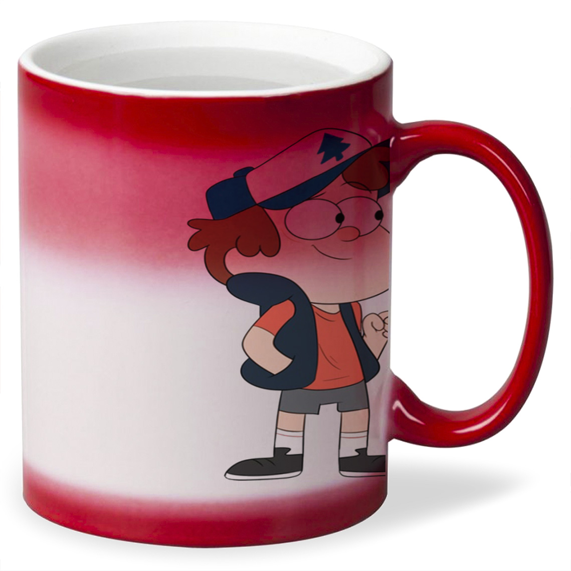 

Кружка CoolPodarok Мультфильмы Графити Фолз Мэбл и Диппи Gravity Falls (кулак в кулак)