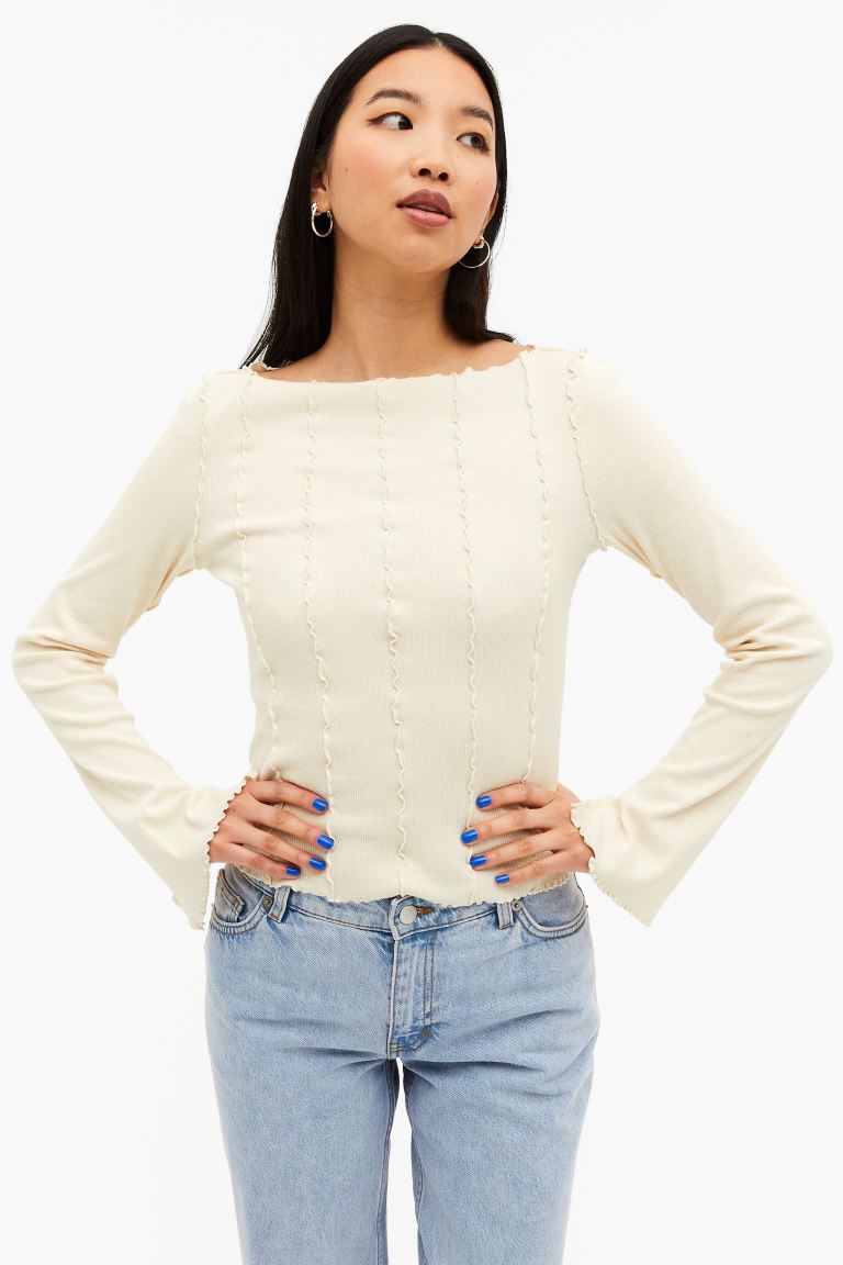 

Блуза женская Monki 1059207006 белая 2XS (доставка из-за рубежа), 1059207006