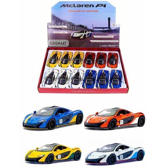 

Модель 1:36 КТ5393DF McLaren P1 раскрашенный, Разноцветный