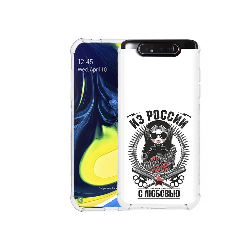 

Чехол MyPads Tocco для Samsung Galaxy A80 Из России с любовью (PT128473.599.91), Прозрачный, Tocco