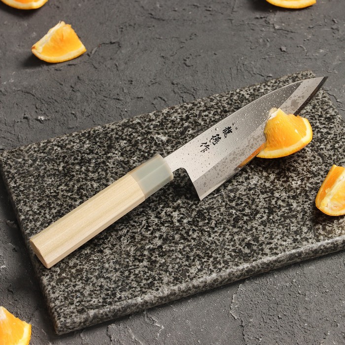

Нож кухонный Fuji Cutlery Ryutoku, Деба, лезвие 15 см, FUJI CUTLERY