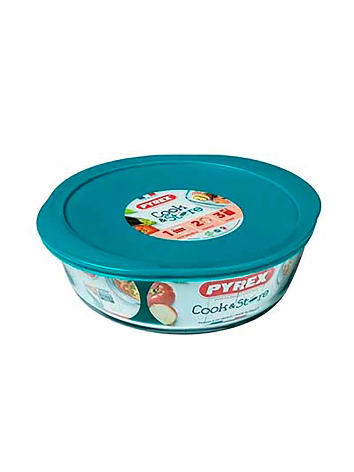 

Форма для запекания Pyrex Storage Cook&Store, стеклянная, 20 см, с крышкой, Прозрачный
