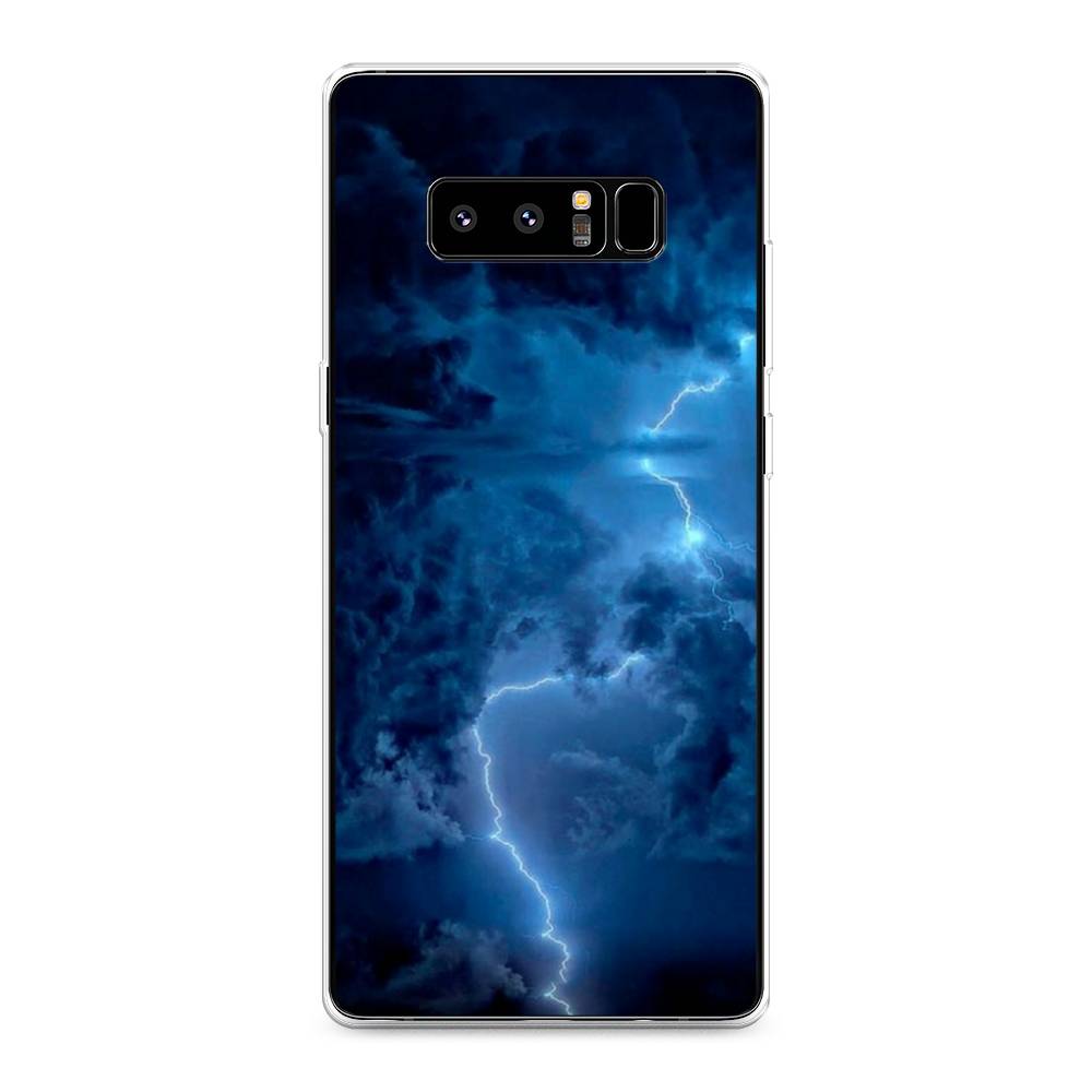 

Чехол Awog на Samsung Galaxy Note 8 "Молния", Синий, 25250-4
