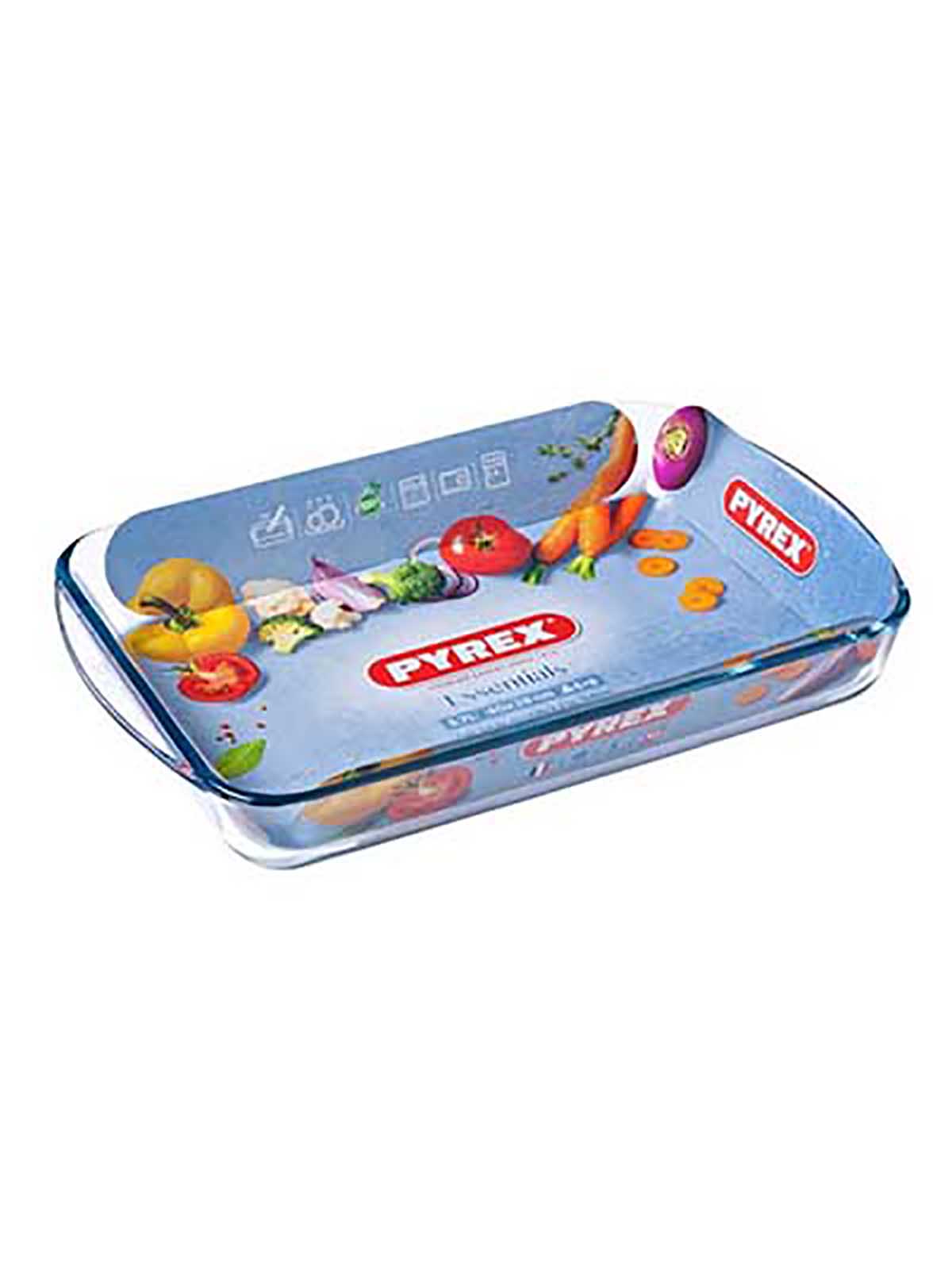 

Форма для запекания Pyrex Essentials, стеклянная, 40x28 см, Прозрачный