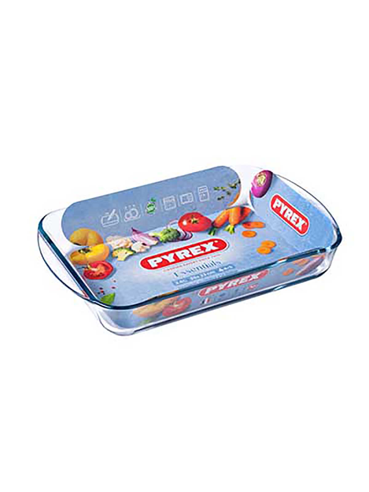 

Форма для запекания Pyrex Essentials, стеклянная, 40х27х7 см, Прозрачный