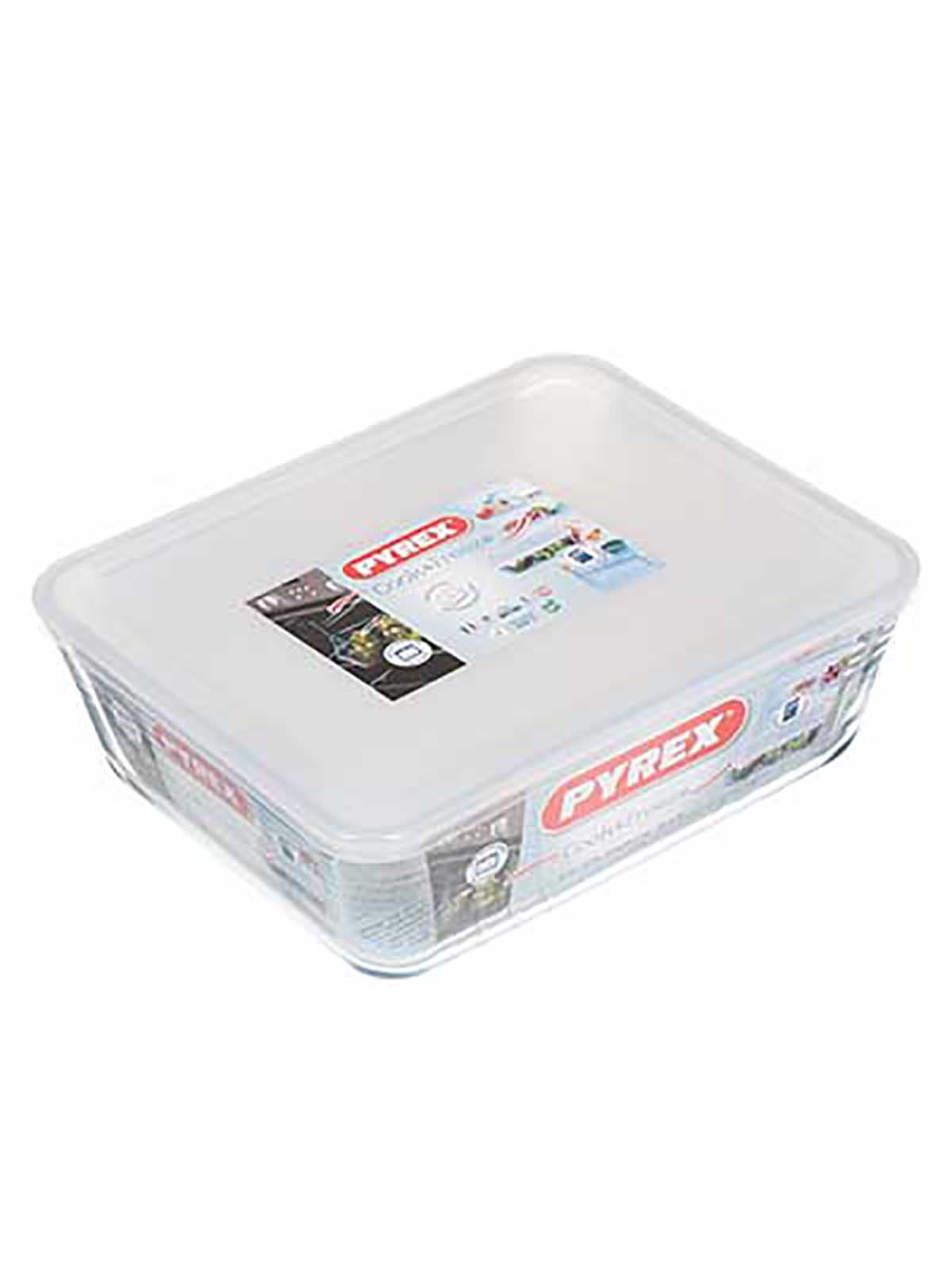 

Форма для запекания Pyrex Storage Cook&Freeze, стеклянная, 27x22 см, с крышкой, Прозрачный