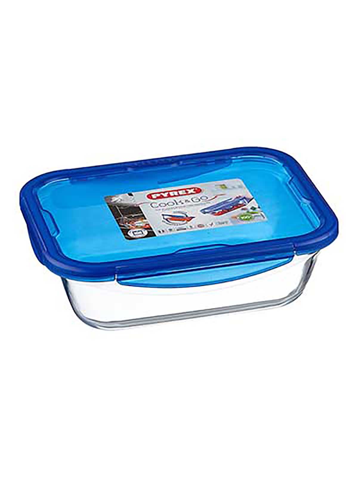 

Форма для запекания Pyrex Storage Cook&Go, стеклянная, 20х15 см, с крышкой, Прозрачный