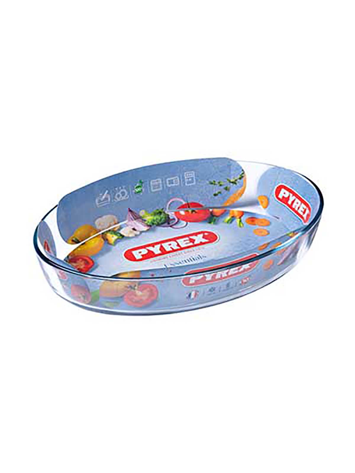 

Форма для запекания Pyrex Essentials, стеклянная, 30x21 см, Прозрачный