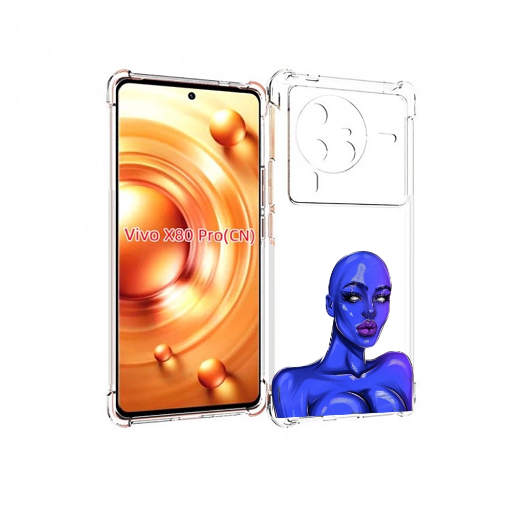 

Чехол MyPads инопланетянка для Vivo X80 PRO, Прозрачный, Tocco