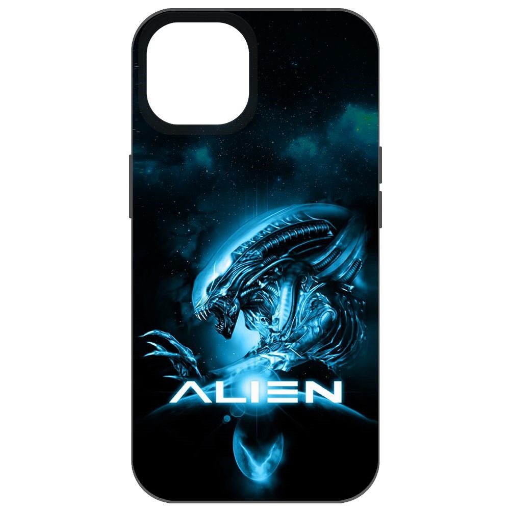 

Чехол-накладка Krutoff Soft Case Чужой. Космос для iPhone 14 черный