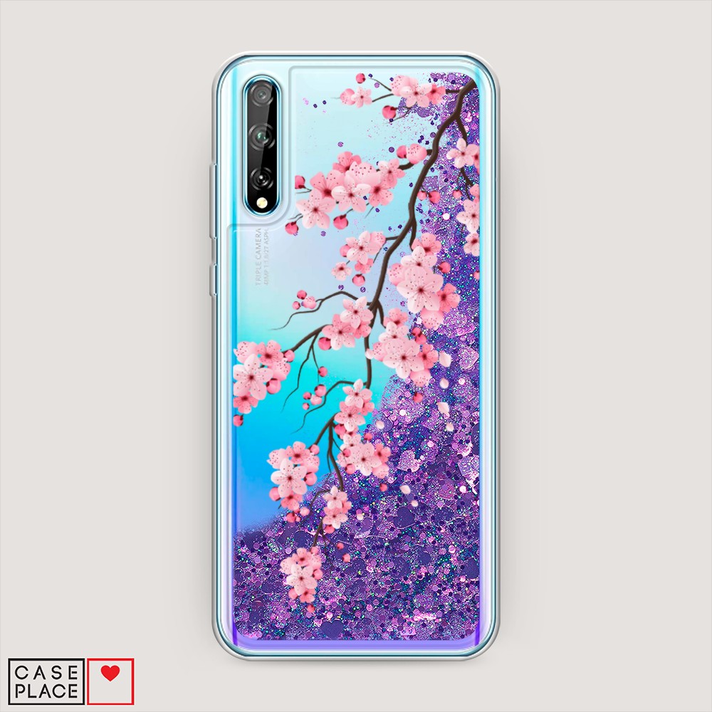 

Чехол Awog на Huawei Y8p/Huawei P Smart S "Розовая сакура", Разноцветный, 6103592-1
