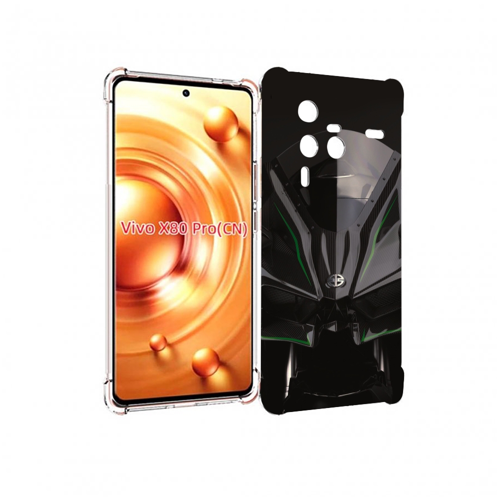 

Чехол MyPads кавасаки мото для Vivo X80 Pro, Прозрачный, Tocco