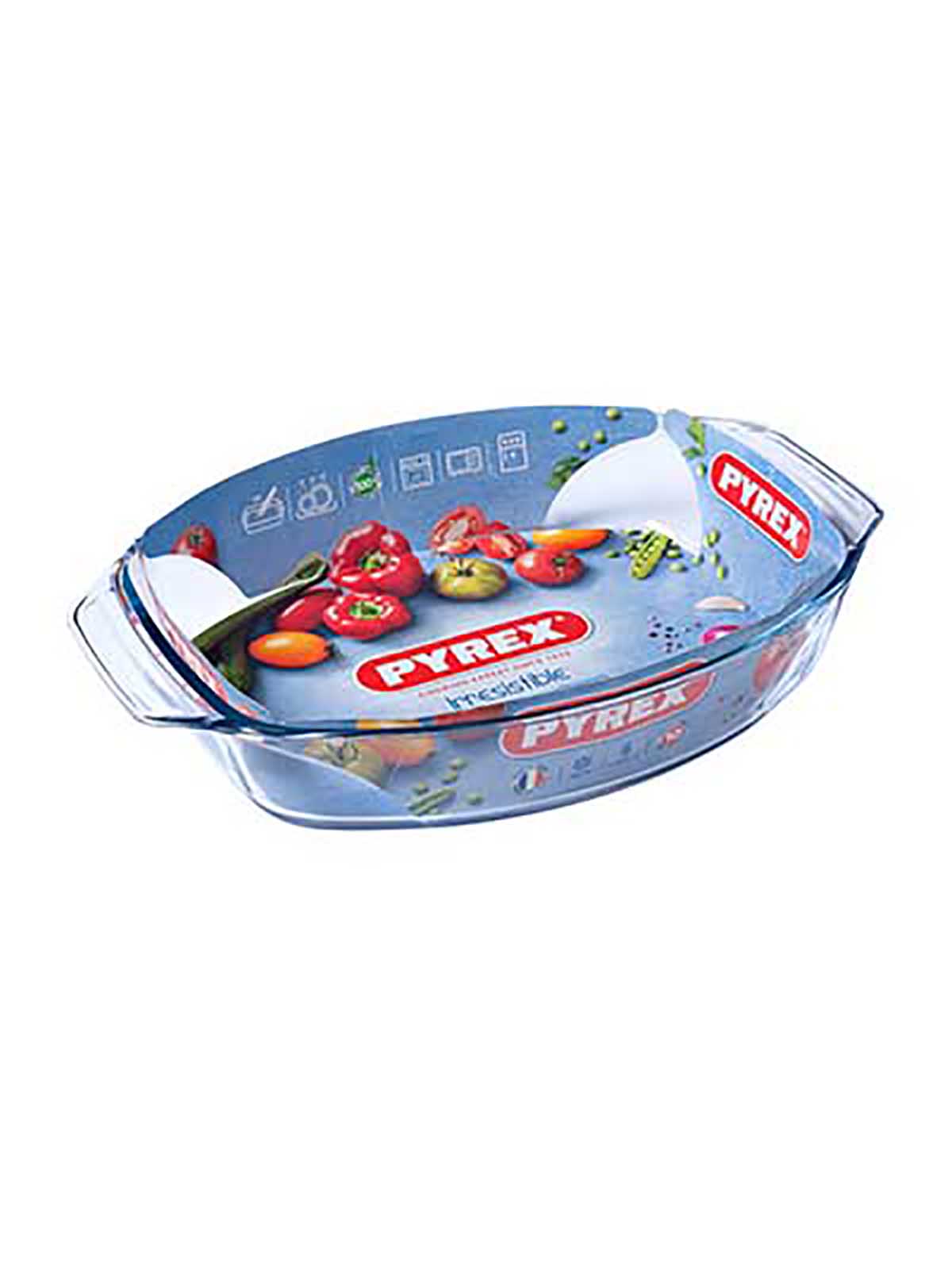 

Форма для запекания Pyrex Irresistible, стеклянная, 35x24 см, Прозрачный