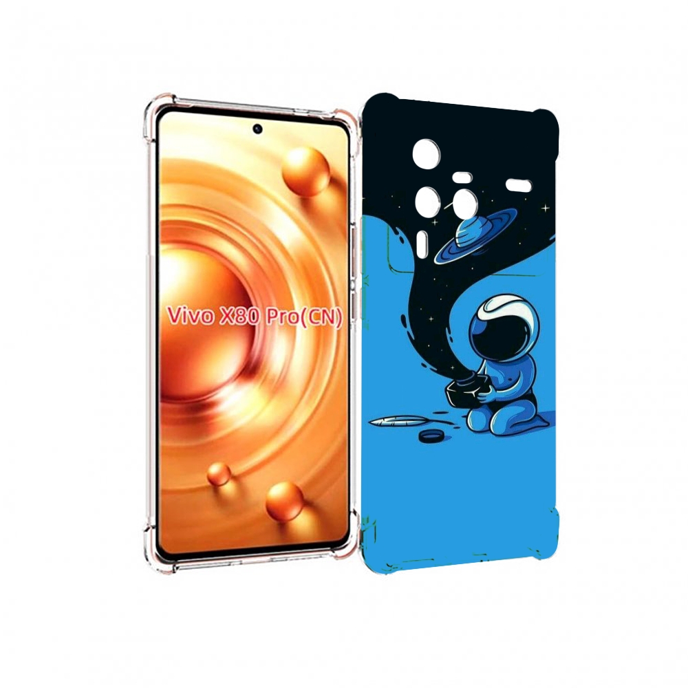 

Чехол MyPads космос из черной краски для Vivo X80 PRO, Прозрачный, Tocco