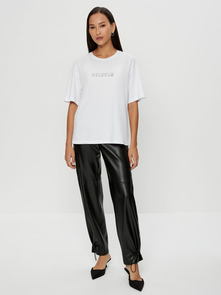 

Футболка женская ZARINA 2462514415 белая XL, 2462514415