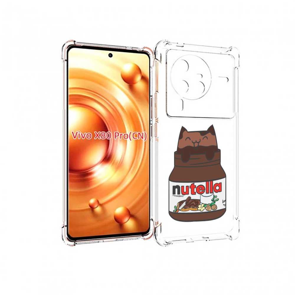 

Чехол MyPads кошечка-в-нутелле для Vivo X80 PRO, Прозрачный, Tocco