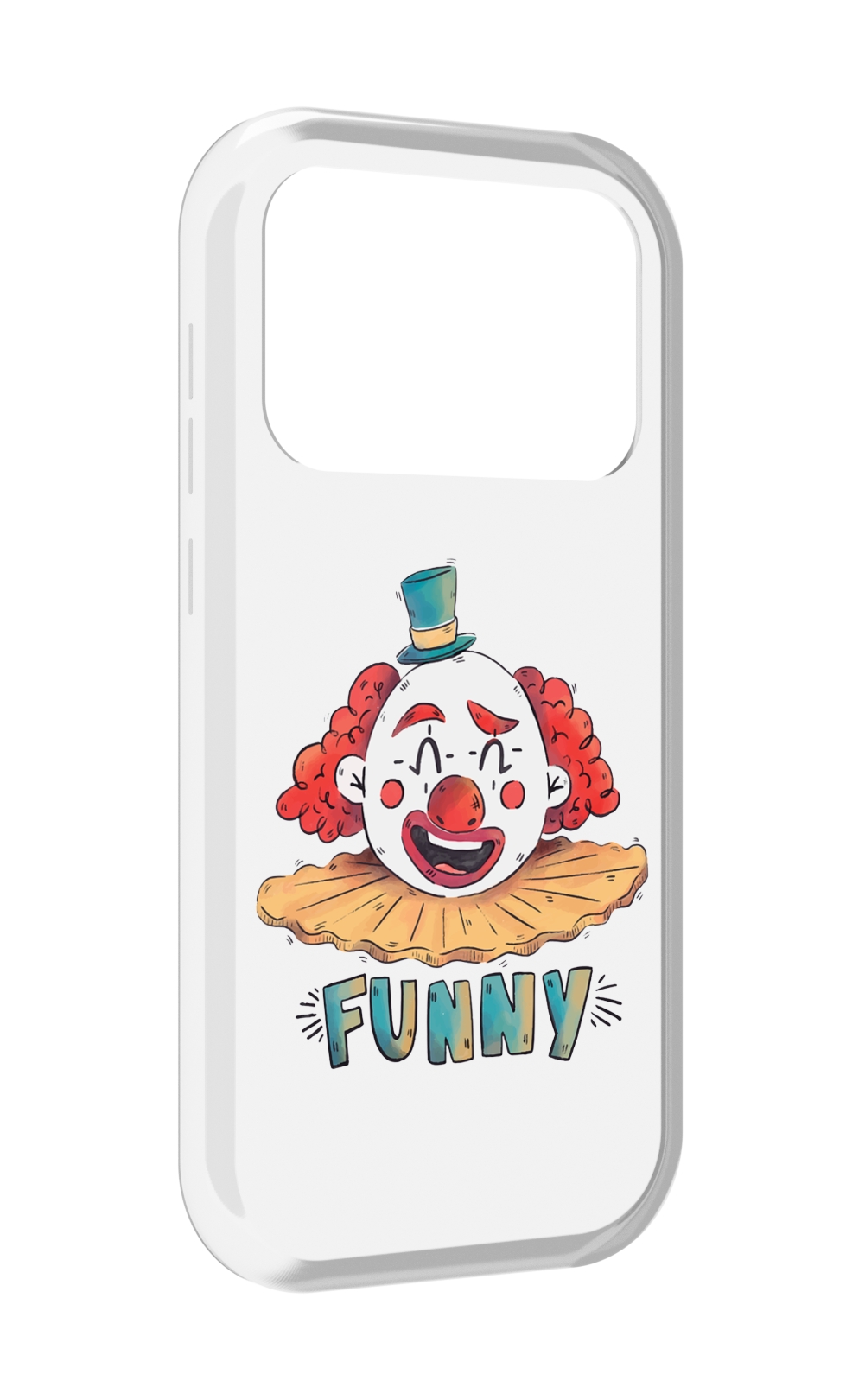 

Чехол MyPads клоун-смешной для Oukitel F150 Air1 Pro / F150 Air1, Прозрачный, Tocco