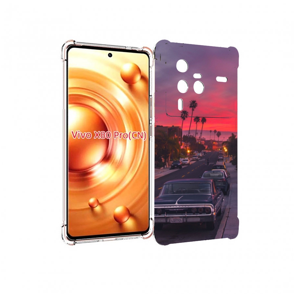 

Чехол MyPads красивая дорога америки для Vivo X80 PRO, Прозрачный, Tocco