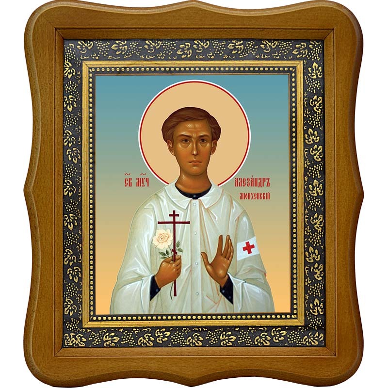 

Александр (Шморель) Мюнхенский мученик. Икона на холсте.