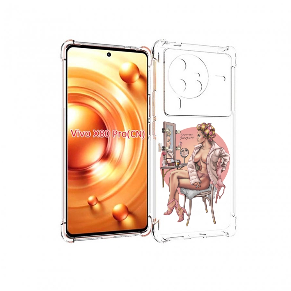 

Чехол MyPads красивая-девушка-с-зеркалом женский для Vivo X80 Pro, Прозрачный, Tocco