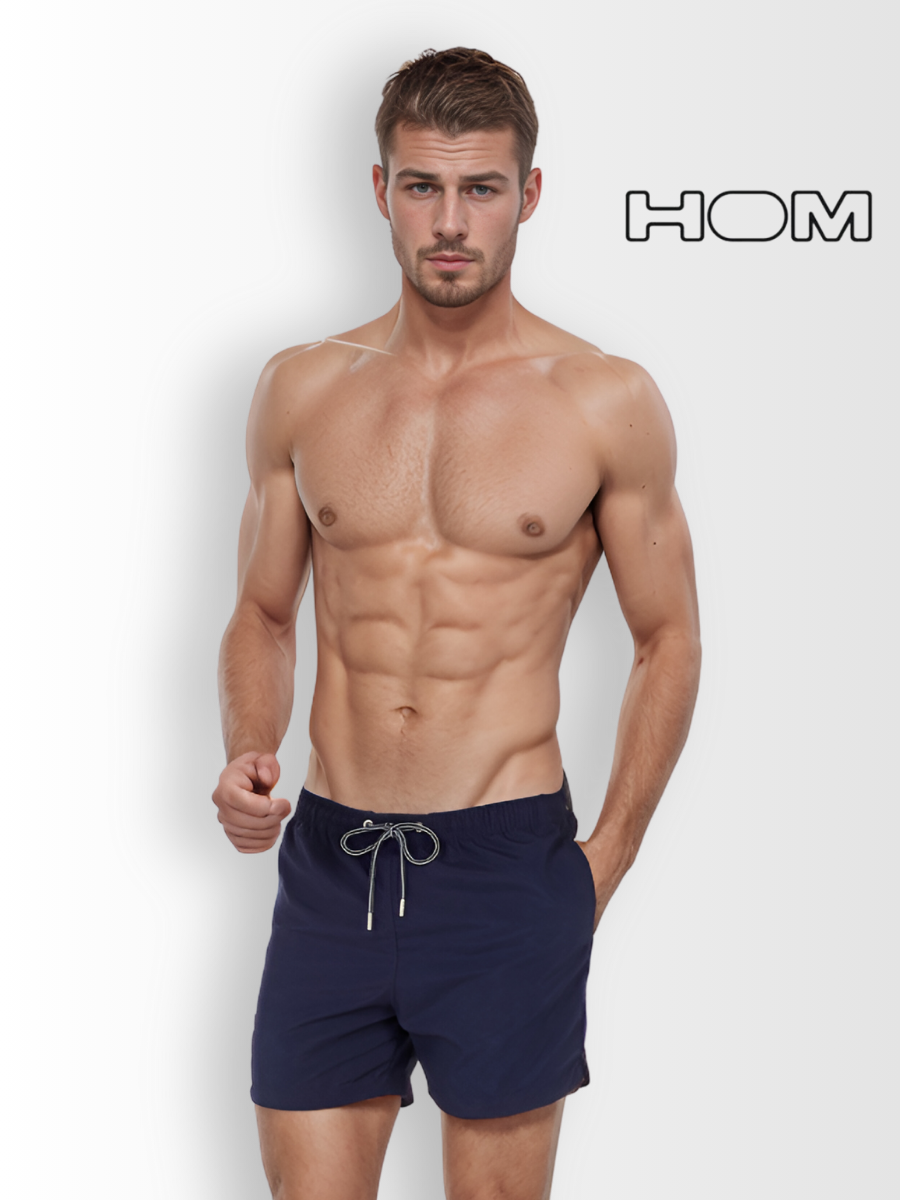 

Плавки мужские Hom 402537 синие XXL, Синий, 402537