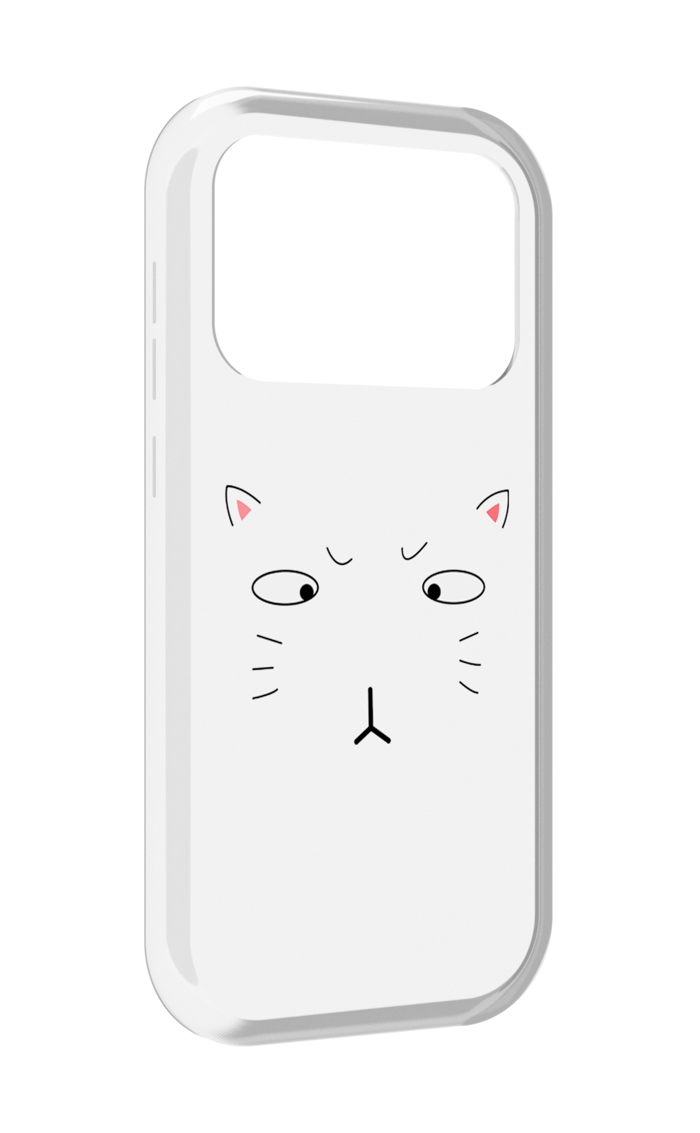 

Чехол MyPads кот-части-лица для Oukitel F150 Air1 Pro / F150 Air1, Прозрачный, Tocco