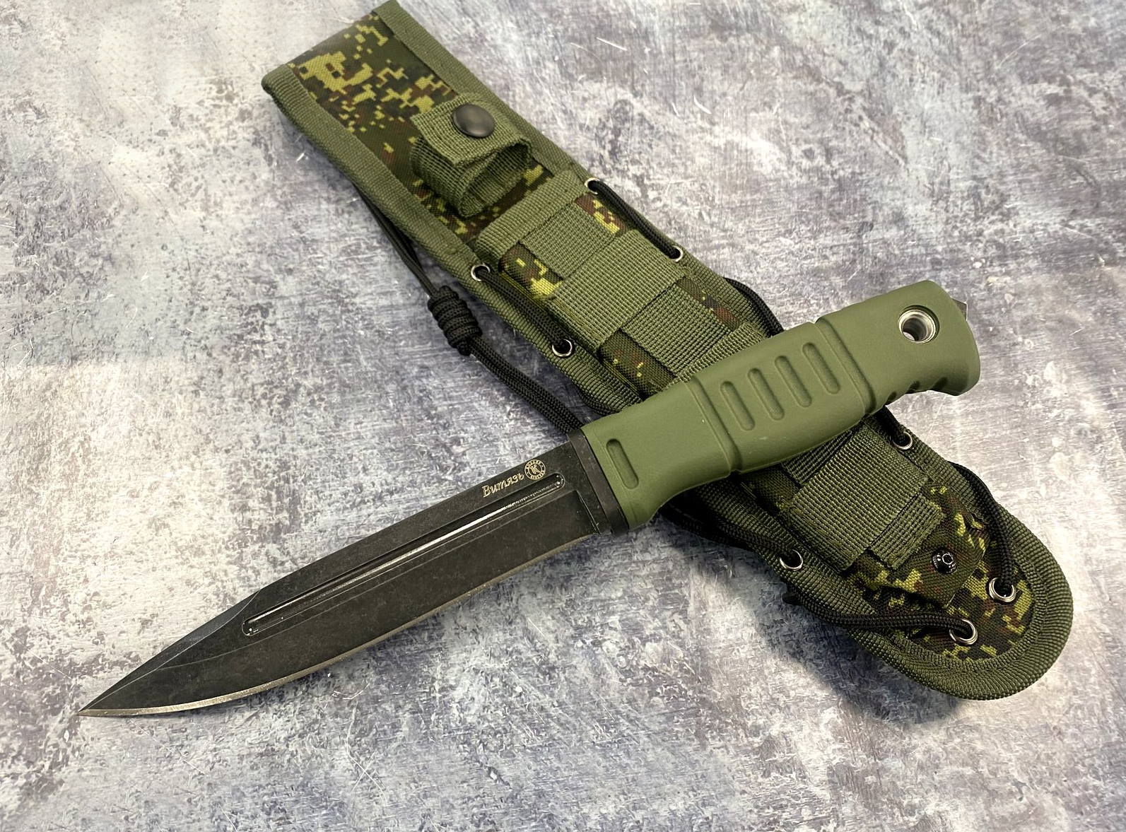 

Нож Кизляр Витязь 03224, хакки, эластрон, Зеленый, К03224