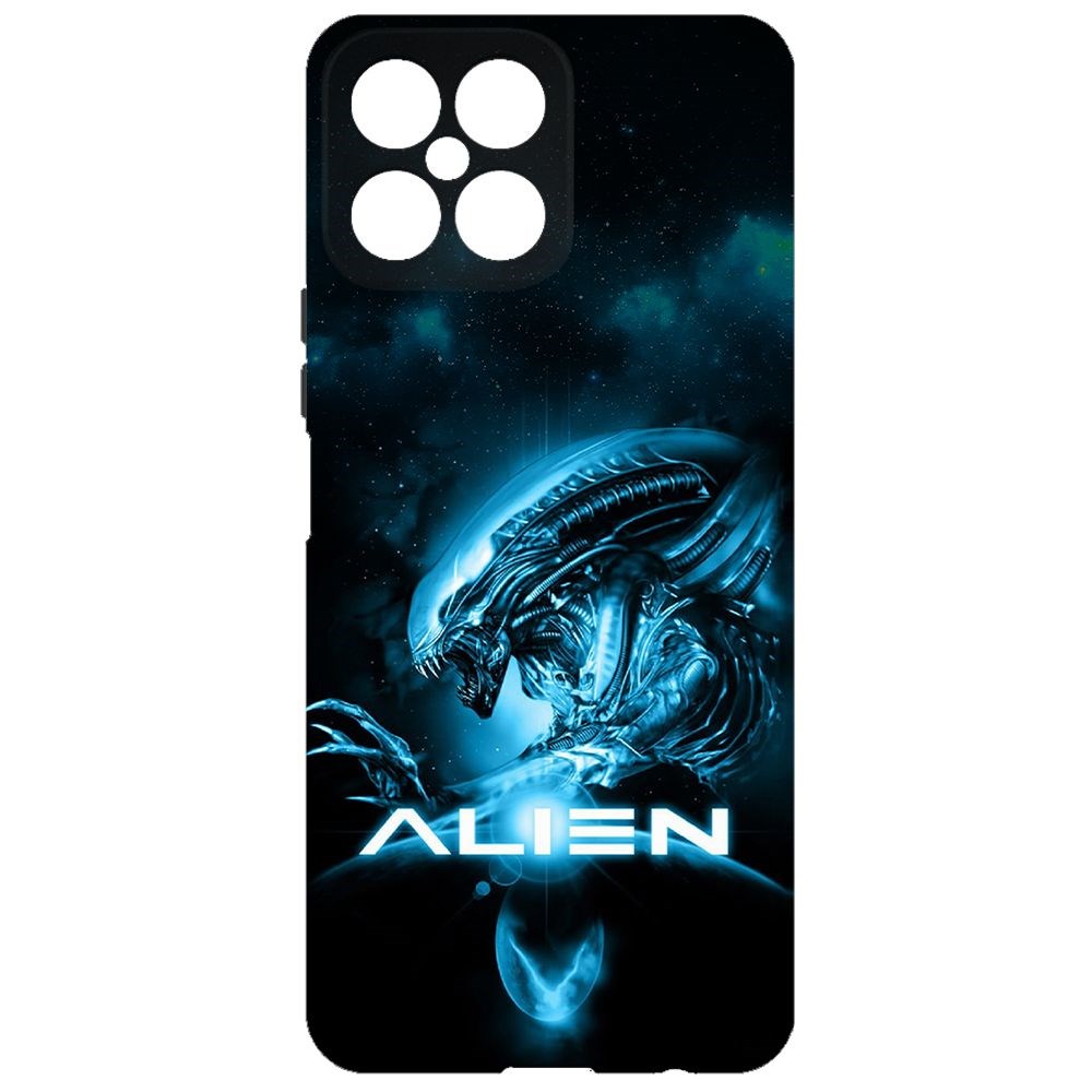 

Чехол-накладка Krutoff Soft Case Чужой. Космос для Honor X8 черный