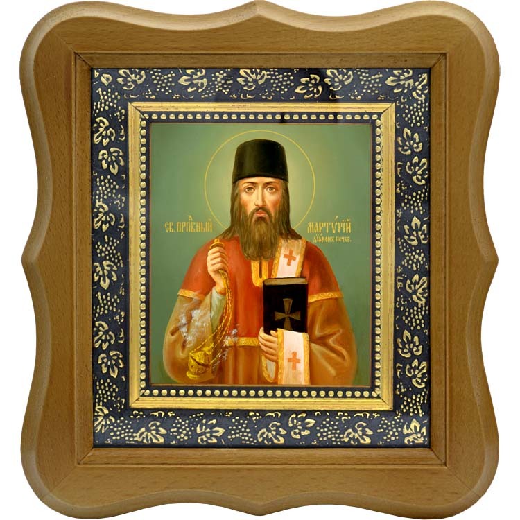 

Мартирий Печерский, преподобный диакон. Икона на холсте.