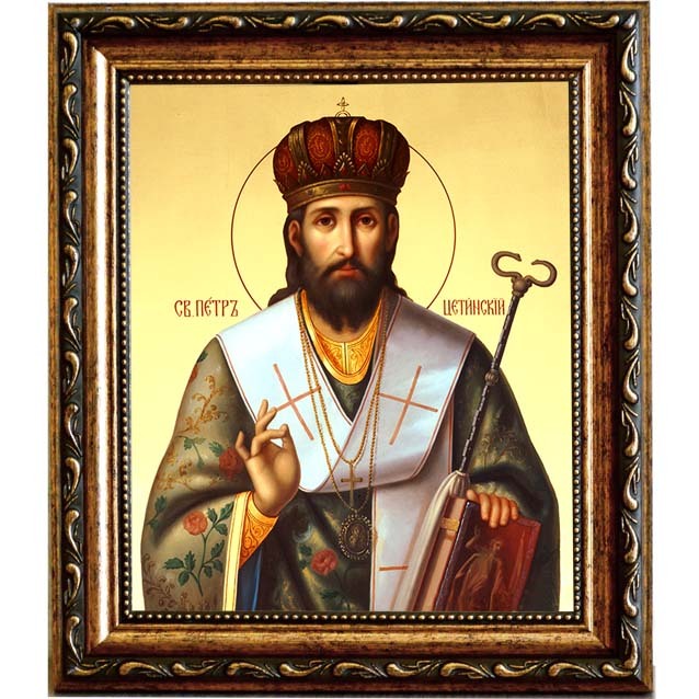 

Петр Цетинский, Черногорский святитель. Икона на холсте.