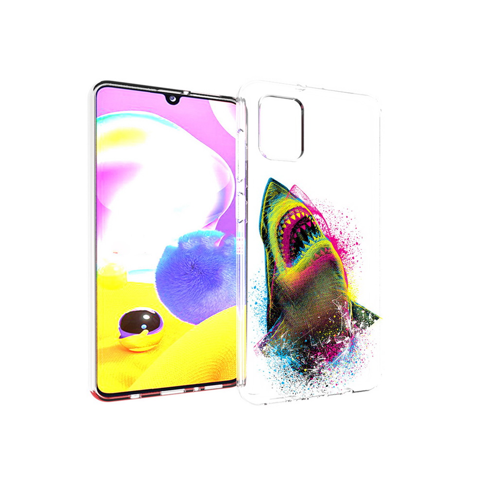 

Чехол MyPads Tocco для Samsung Galaxy A31 челюсти-2 (PT146911.482.674), Прозрачный, Tocco