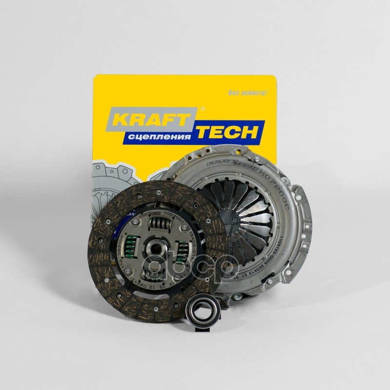 

Компл.Сцепления Fiat Albea, Doblo 1.4/1.6 01=> KraftTech арт. W07200H