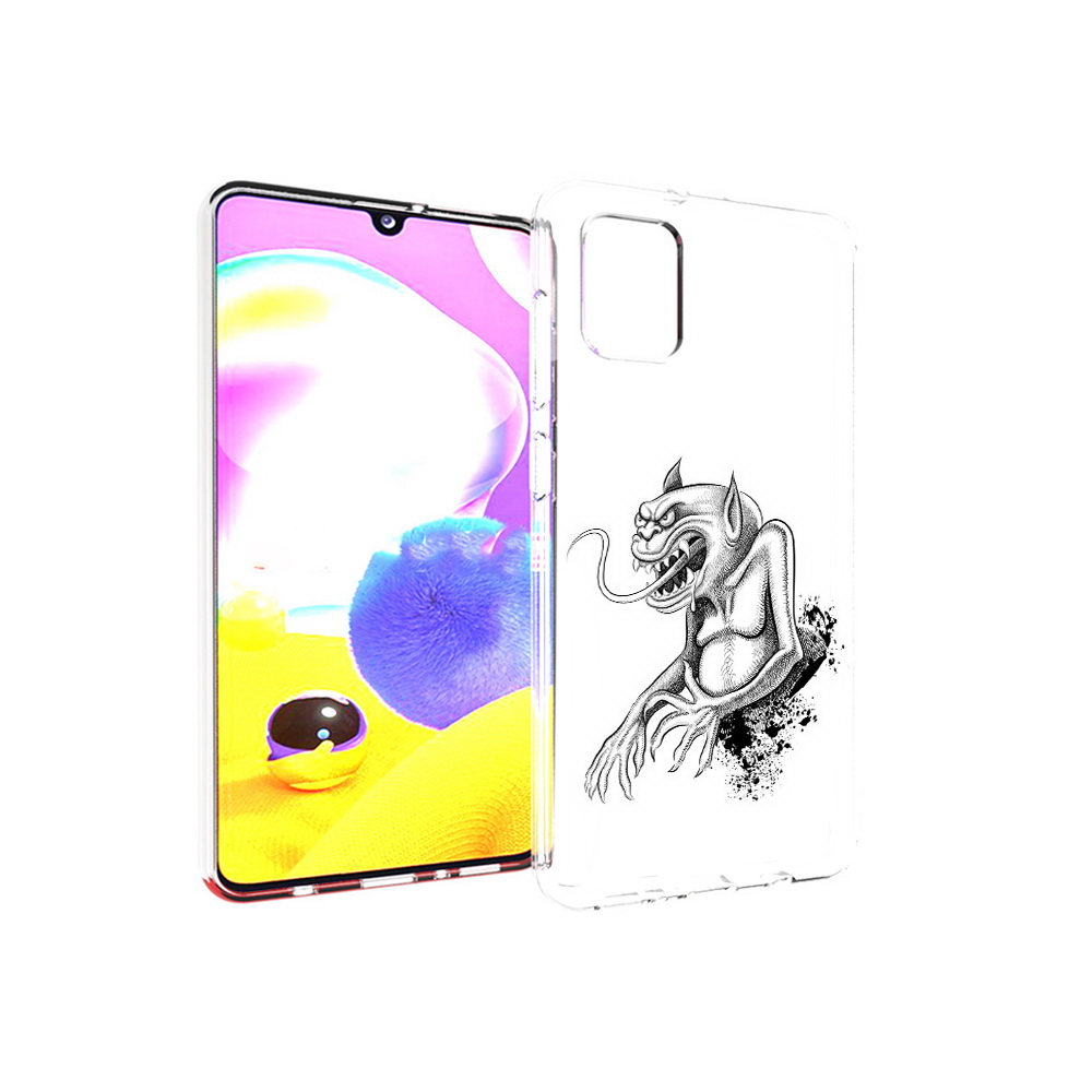 

Чехол MyPads Tocco для Samsung Galaxy A31 чорт (PT146911.482.692), Прозрачный, Tocco