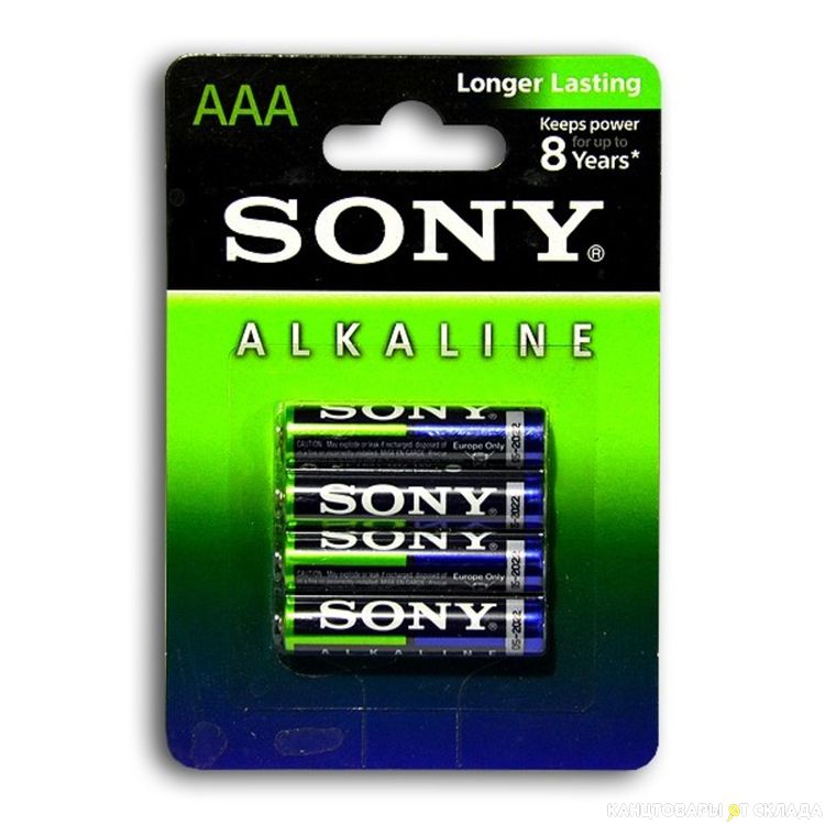 Батарейки SONY AAA 4