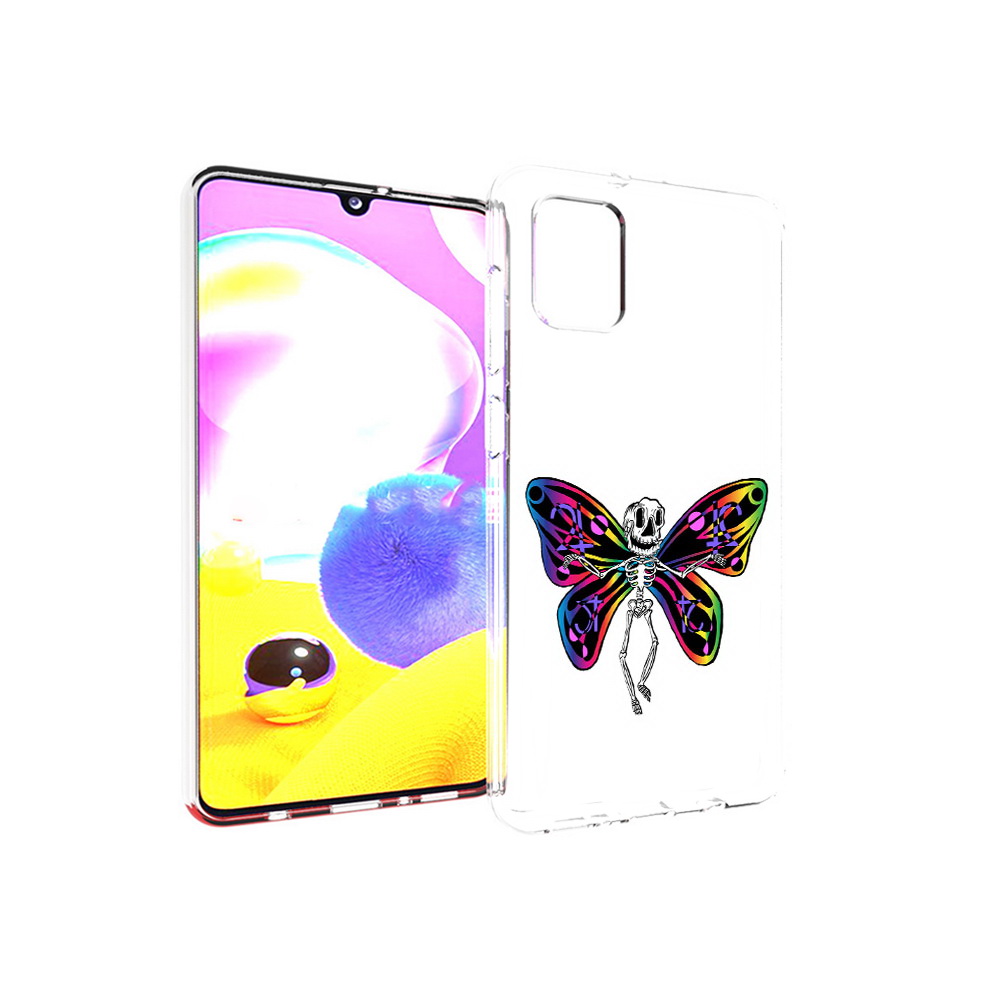 

Чехол MyPads Tocco для Samsung Galaxy A31 эффект бабочки (PT146911.482.701), Прозрачный, Tocco