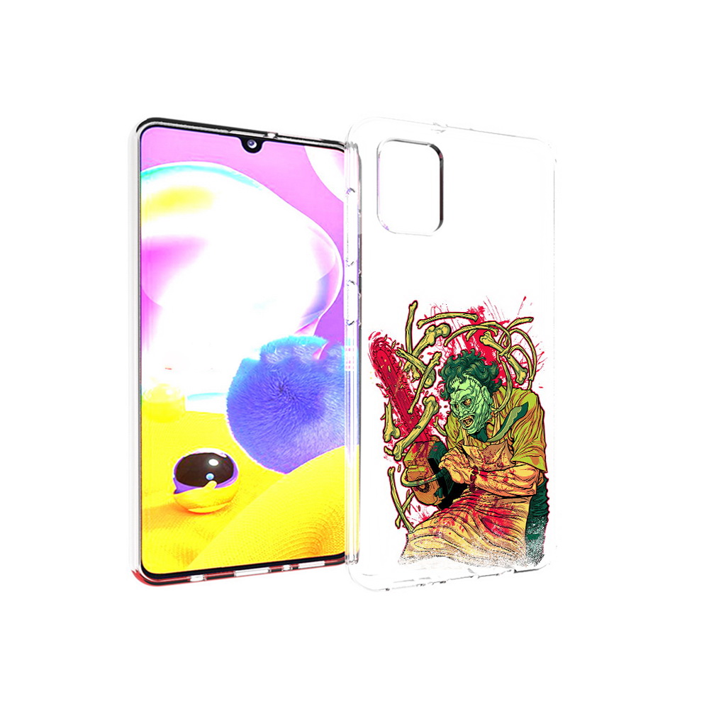 

Чехол MyPads Tocco для Samsung Galaxy A31 яркий мясник (PT146911.482.711), Прозрачный, Tocco