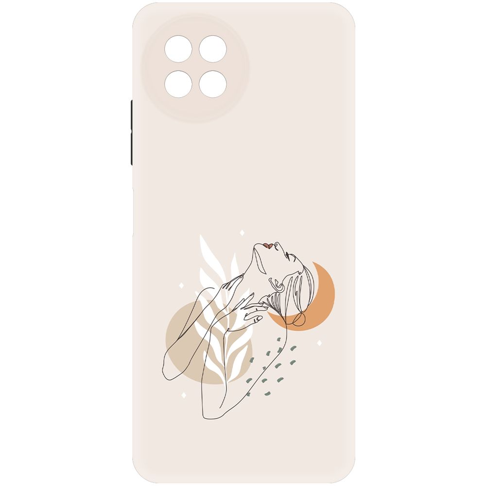 

Чехол-накладка Krutoff Soft Case Женственность для Itel S23 черный